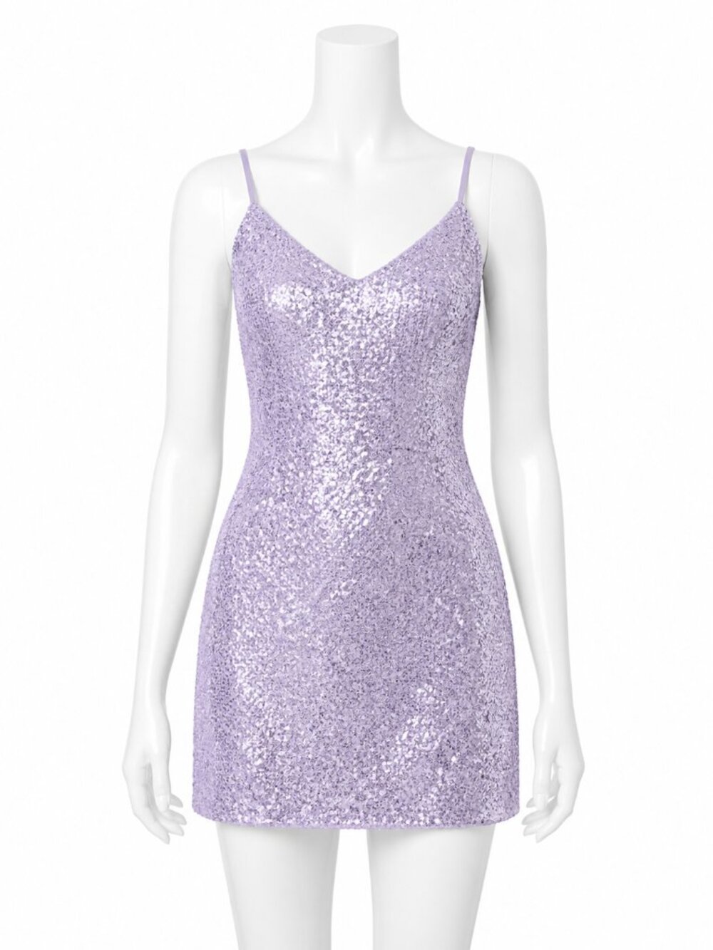 NWT BP Lilac Sequin Mini Dress XL Bodycon Party Cocktail Glam